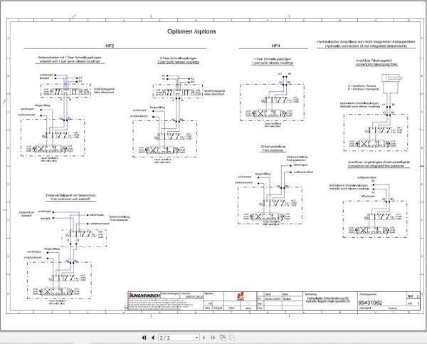 Jungheinrich Forklift ETV214i ETV216i 2025 Operators Manual Schematics 4
