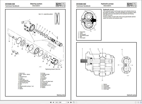Kalmar Forklift DCE280 500 Technical Handbook 2