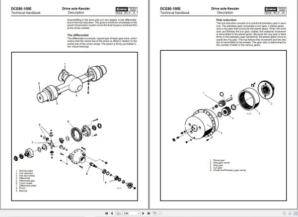 Kalmar Forklift DCE80 100E Technical Handbook TDCE01.02GB 2