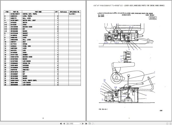 Kobelco Crawler Crane 7035 Parts Catalog S4GL10014 2