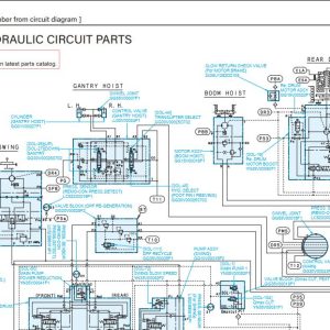 Kobelco Crawler Crane 7050G 2 Electric Hydraulic Circuit Diagrams 1