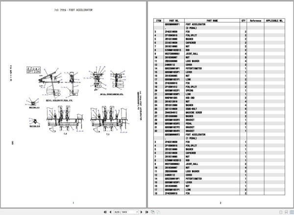 Kobelco Crawler Crane 7065 2 Parts Catalog S4GG1025 9 2 2