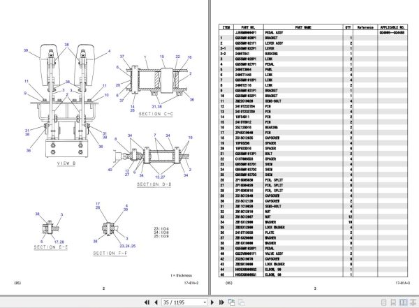 Kobelco Crawler Crane 7070 Parts Catalog S3GG21002ZO 1