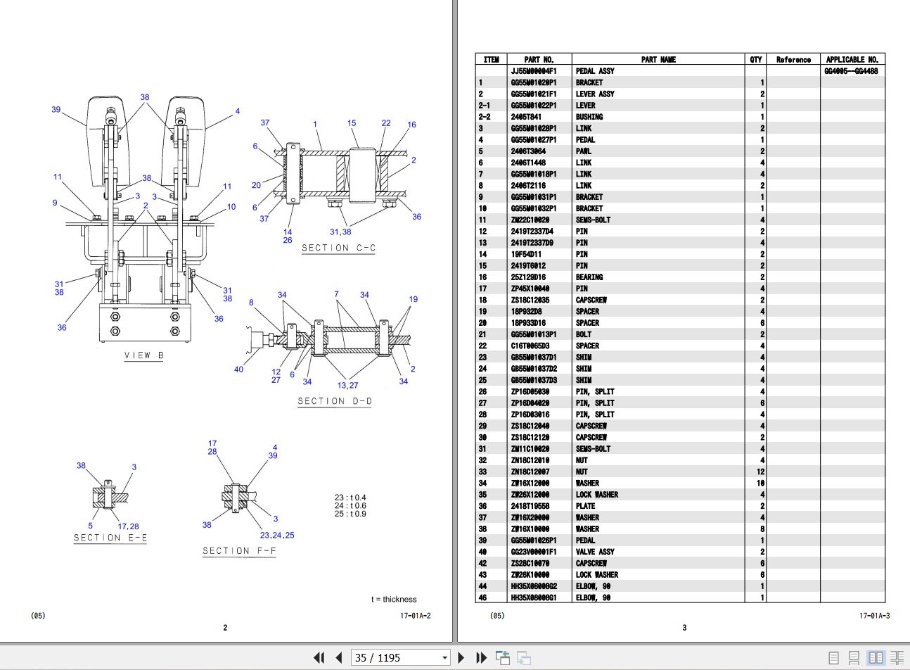 Kobelco Crawler Crane 7070 Parts Catalog S3GG21002ZO 1