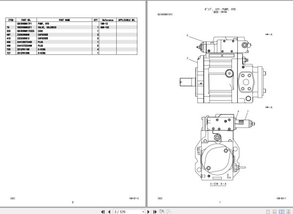 Kobelco Crawler Crane 7070G 2 Parts Catalog S3GG05301ZO05 2
