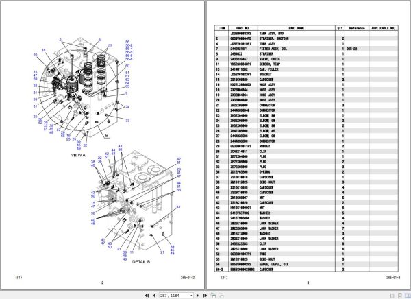 Kobelco Crawler Crane 7200G 2 Parts Catalog S3JD05301ZO01 3