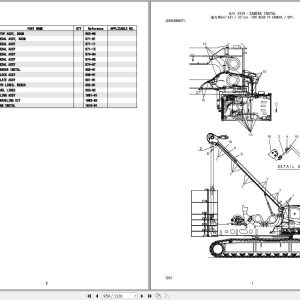 Kobelco Crawler Crane 7250 Parts Catalog S3JD040002ZO 2