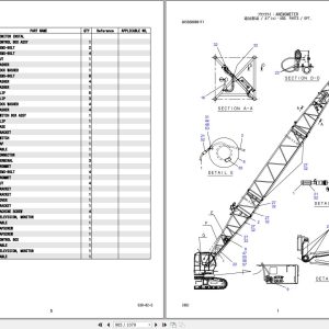 Kobelco Crawler Crane BM900HD 2F Parts Catalog S3GK50005ZO 1