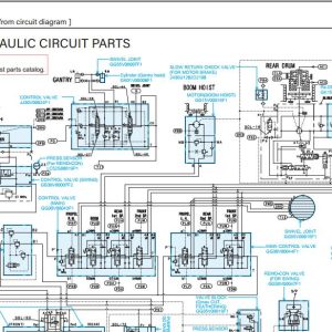 Kobelco Crawler Crane BMS1000 Electric Hydraulic Circuit Diagrams 1