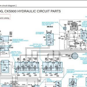 Kobelco Crawler Crane CK1000G Electric Hydraulic Circuit Diagrams 1