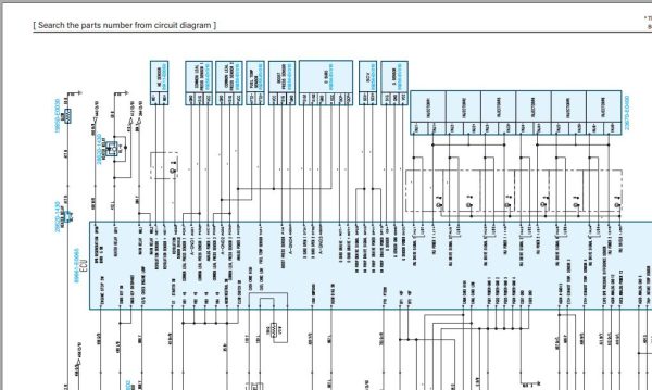 Kobelco Crawler Crane CK1100G 2 Electric Hydraulic Circuit Diagrams 2