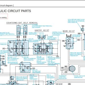 Kobelco Crawler Crane CK1100G 3 Electric Hydraulic Circuit Diagrams 1