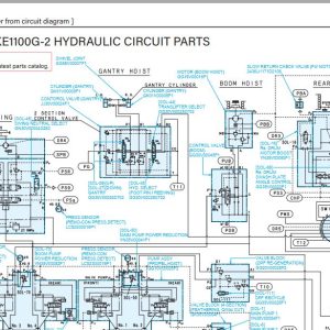Kobelco Crawler Crane CK1200G 2 Electric Hydraulic Circuit Diagrams 1