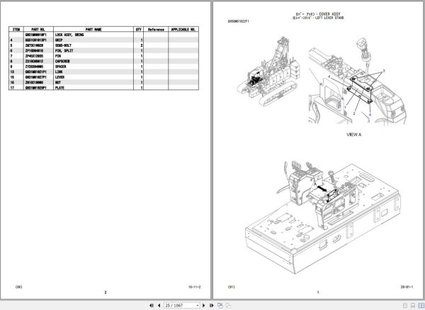 Kobelco Crawler Crane CK1200G 3 Parts Catalog S3GK05131ZO01 2