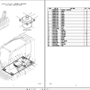 Kobelco Crawler Crane CK1200G Parts Catalog S3GK04101ZO03 1