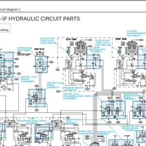 Kobelco Crawler Crane CK1600 1F Electric Hydraulic Circuit Diagrams 1