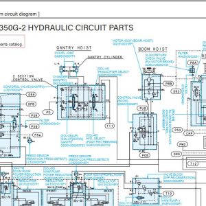 Kobelco Crawler Crane CK1600G 2 Electric Hydraulic Circuit Diagrams 1