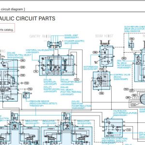 Kobelco Crawler Crane CK1600G 3 Electric Hydraulic Circuit Diagrams 1