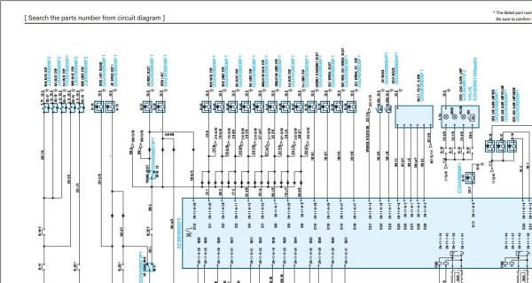 Kobelco Crawler Crane CK1600G 3 Electric Hydraulic Circuit Diagrams 2