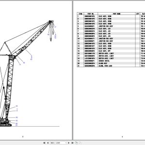 Kobelco Crawler Crane CK1600G 3 Parts Catalog S3GN05131ZO05 1