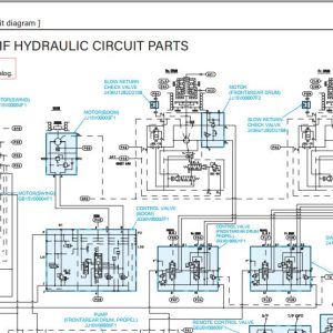 Kobelco Crawler Crane CK2000 1F Electric Hydraulic Circuit Diagrams 1