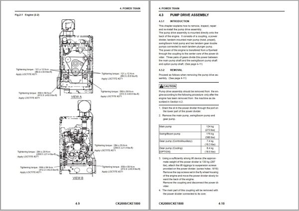 Kobelco Crawler Crane CK2000 CKE1800 Shop Manual Diagrams S5JC00002ZE11 2
