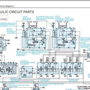 Kobelco Crawler Crane CK2000G 3 Electric Hydraulic Circuit Diagrams 1