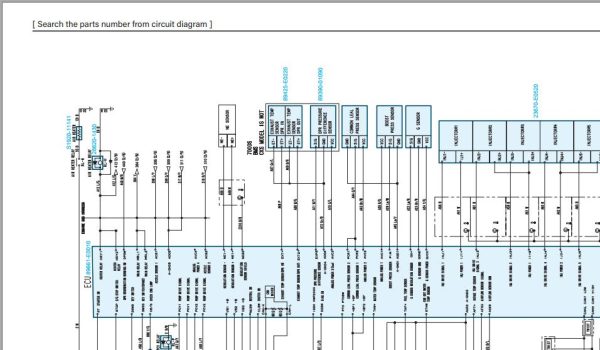 Kobelco Crawler Crane CK2750G Electric Hydraulic Circuit Diagrams 2