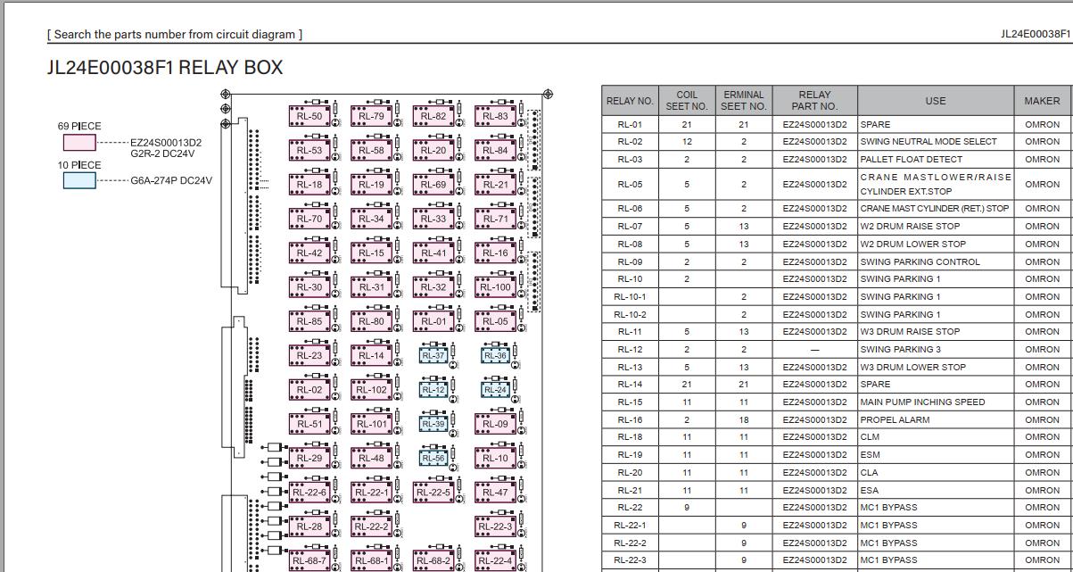 Kobelco Crawler Crane CK3300G 2 CKE3300G 2 CKS3000 Electrical Circuit Diagram 1