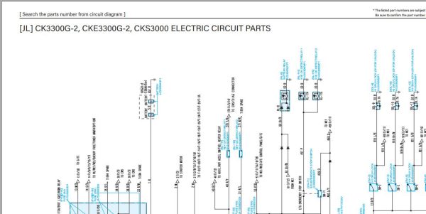 Kobelco Crawler Crane CK3300G 2 Electric Hydraulic Circuit Diagrams 3
