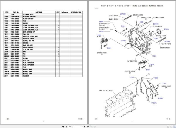 Kobelco Crawler Crane CK850G 2 Parts Catalog S3GG05101ZO08 3