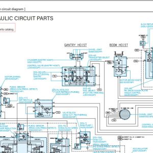 Kobelco Crawler Crane CK850G 3 Electric Hydraulic Circuit Diagrams 1