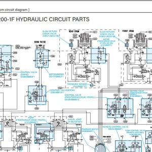 Kobelco Crawler Crane CKE1100 1F Electric Hydraulic Circuit Diagrams 1