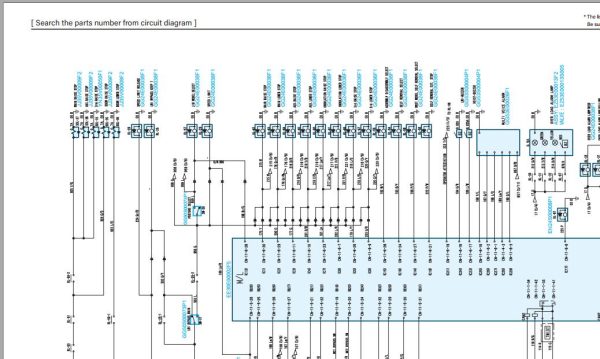 Kobelco Crawler Crane CKE1100G 3 Electric Hydraulic Circuit Diagrams 2