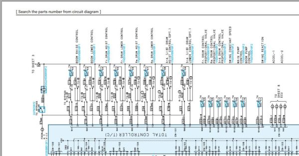 Kobelco Crawler Crane CKE1350 1F Electric Hydraulic Circuit Diagrams 2