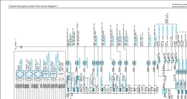 Kobelco Crawler Crane CKE1800 1F Electric Hydraulic Circuit Diagrams 2