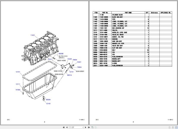 Kobelco Crawler Crane CKE600 Parts Catalog S3GB30002ZO 3