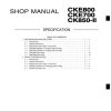 Kobelco Crawler Crane CKE700 CKE800 CK850 II Shop Manual Diagrams 1