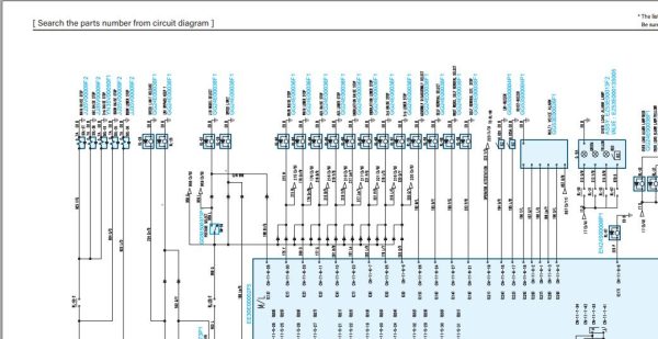 Kobelco Crawler Crane CKE800G 2 Electric Hydraulic Circuit Diagrams 2