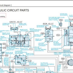 Kobelco Crawler Crane CKE800G 3 Electric Hydraulic Circuit Diagrams 1