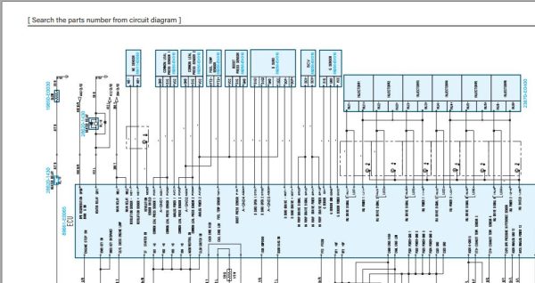 Kobelco Crawler Crane CKE800G Electric Hydraulic Circuit Diagrams 2