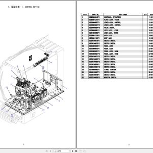 Kobelco Crawler Crane CKE800G Parts Catalog S3GG04001ZO07 1