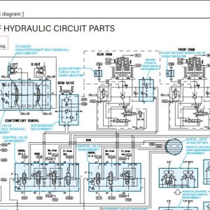 Kobelco Crawler Crane CKE900 1F Electric Hydraulic Circuit Diagrams 1