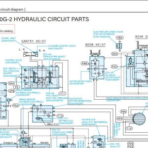 Kobelco Crawler Crane CKE900G 2 Electric Hydraulic Circuit Diagrams 1