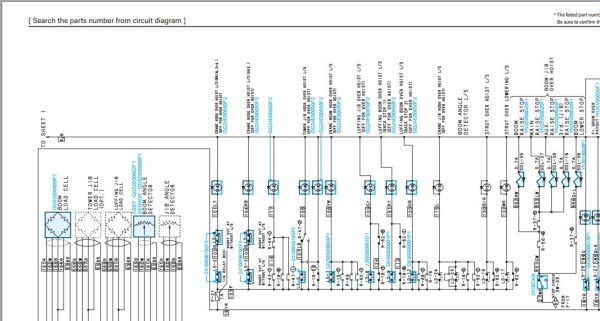 Kobelco Crawler Crane CKE900G 2 Electric Hydraulic Circuit Diagrams 2