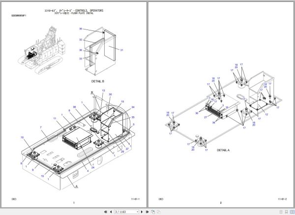 Kobelco Crawler Crane CKE900G 2 Parts Catalog S3GH05001ZO07 1