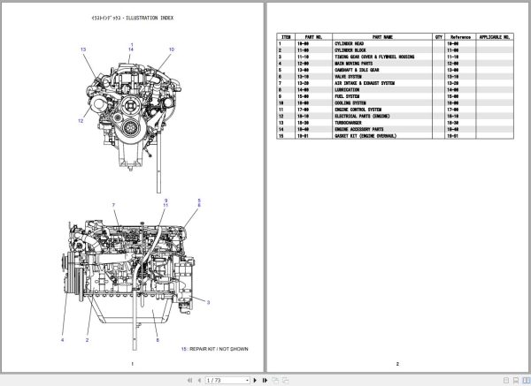 Kobelco Crawler Crane CKE900G 2 Parts Catalog S3GH05001ZO07 3