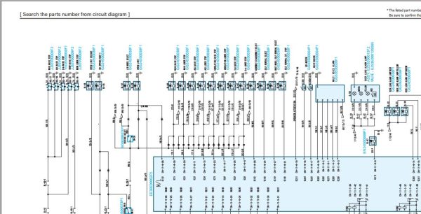 Kobelco Crawler Crane CKS1100 Electric Hydraulic Circuit Diagrams 2