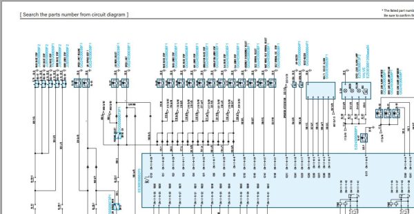 Kobelco Crawler Crane CKS1350 Electric Hydraulic Circuit Diagrams 2