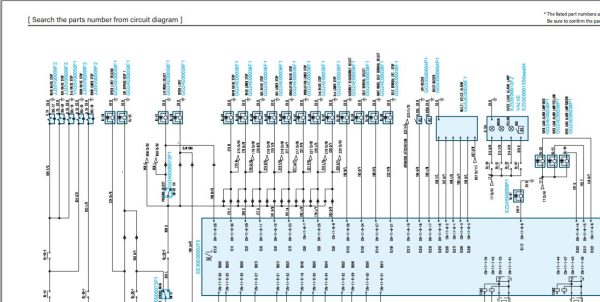 Kobelco Crawler Crane CKS2500G Electric Hydraulic Circuit Diagrams 2